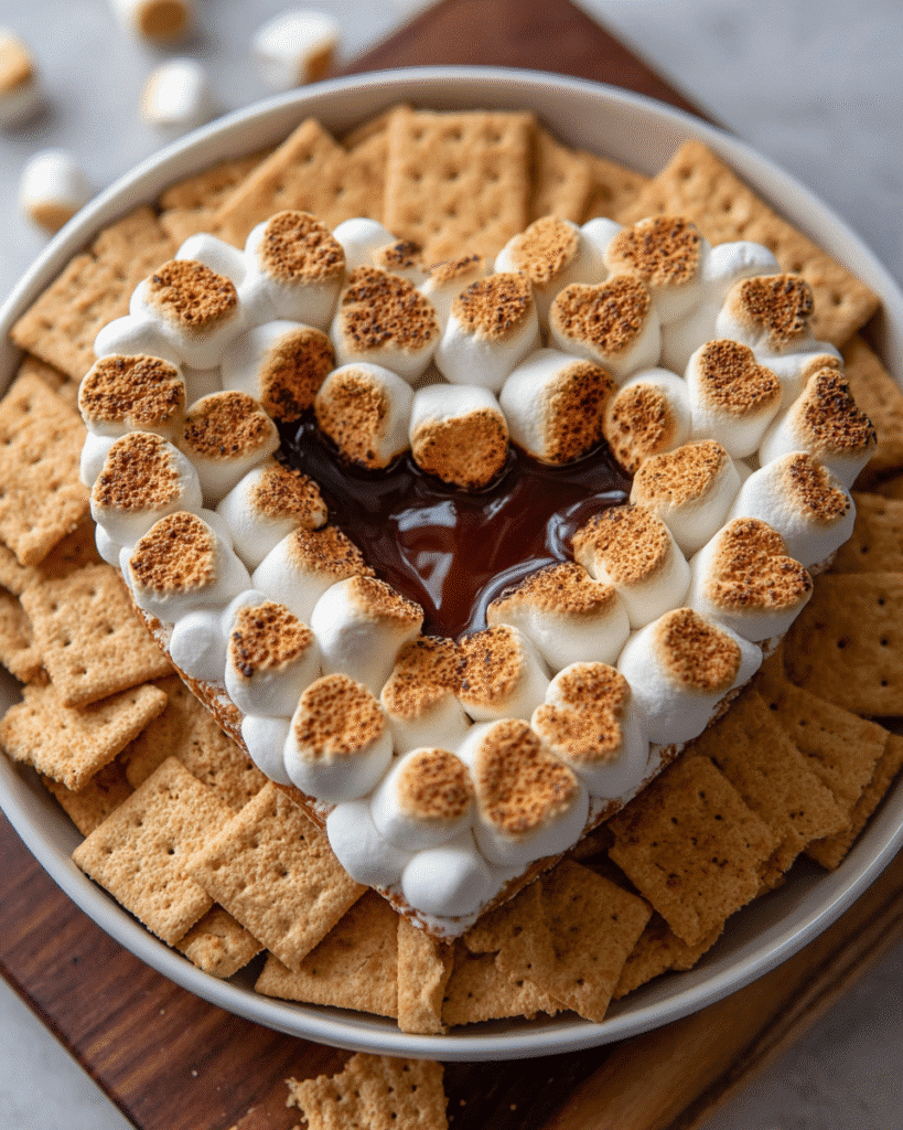 Heart-Shaped S'mores Dip: The Ultimate Romantic Dessert!