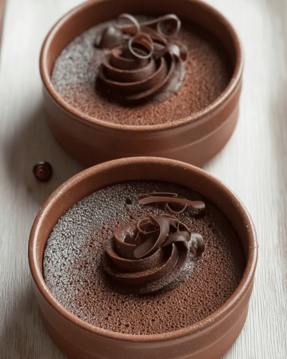 How to Make Chocolate Pots de Crème Like a French Chef