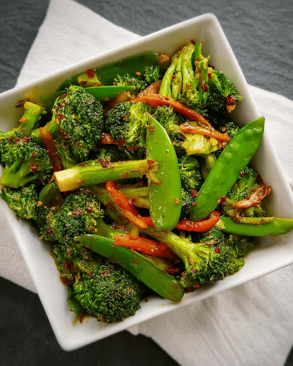 Spicy Ginger Garlic Broccoli Stir Fry: Quick Flavor Explosion!