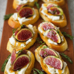 Fig & Goat Cheese Crostini: Easy Elegant Appetizer Recipe