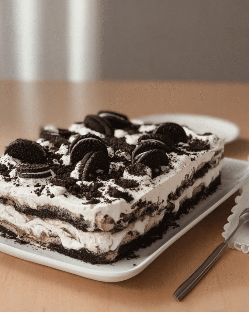 No Bake Oreo Icebox Cake: 5 Easy Steps to Creamy Bliss
