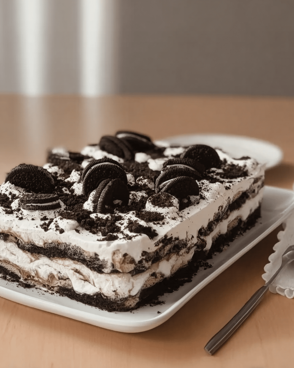 No Bake Oreo Icebox Cake: 5 Easy Steps to Creamy Bliss