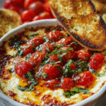 Three-Cheese Tomato Bruschetta Dip: Your New Party Fave!