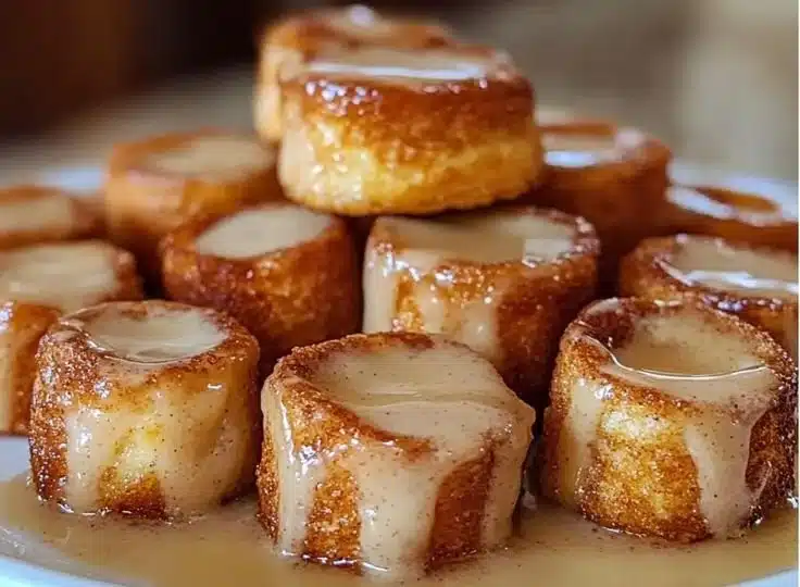 Cinnamon Roll French Toast Bites