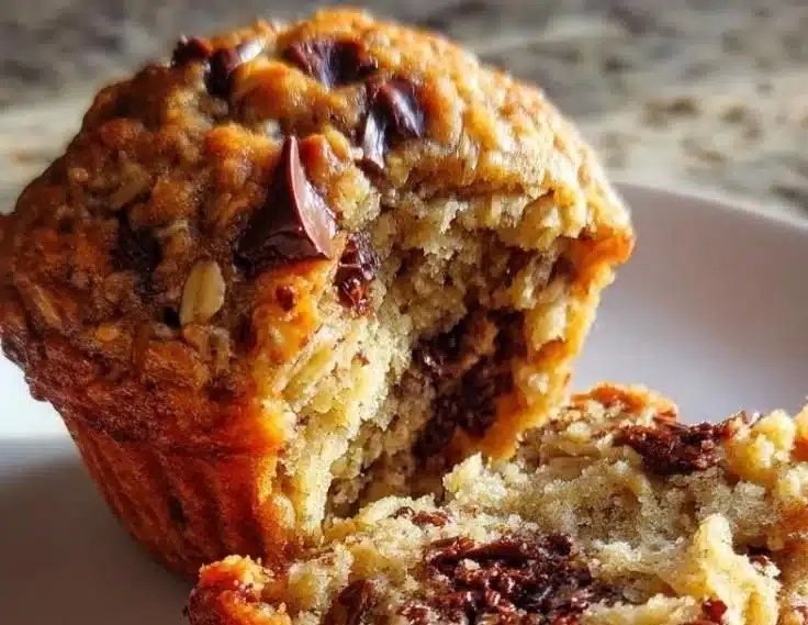 Fearless 3-Day Oatmeal Chocolate Chip Breakfast Muffins