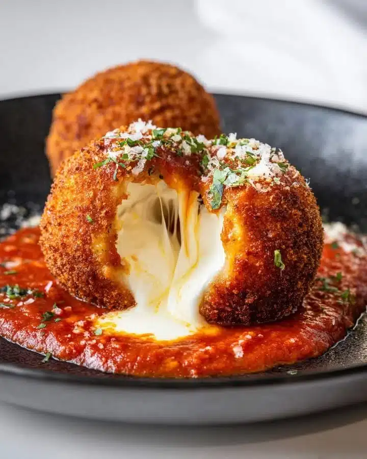 Golden Lava Burrata with Spicy Arrabbiata