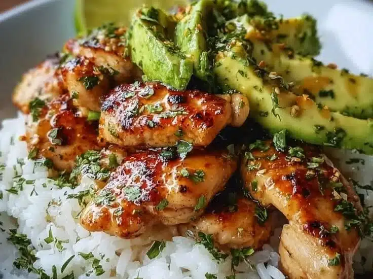 Honey Lime Chicken Avocado recipe with fresh ingredients and vibrant flavors.