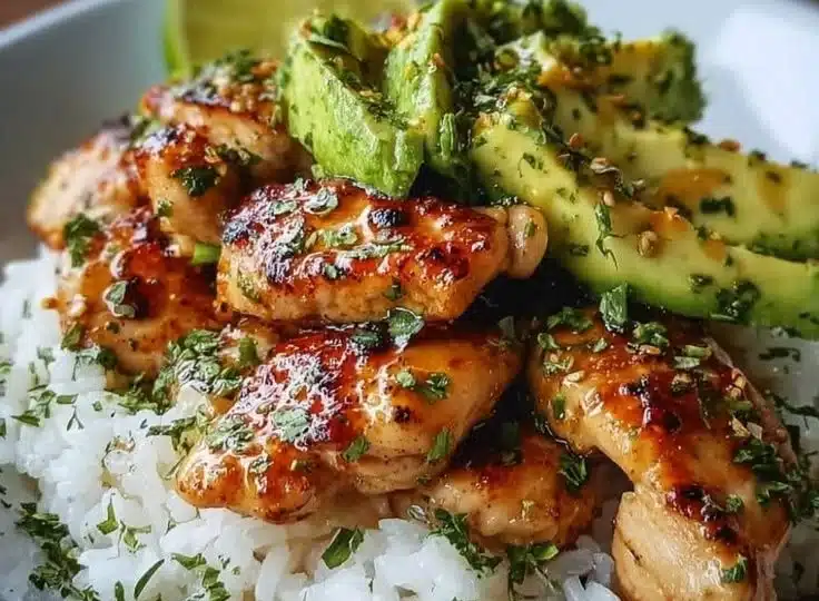 Honey Lime Chicken Avocado