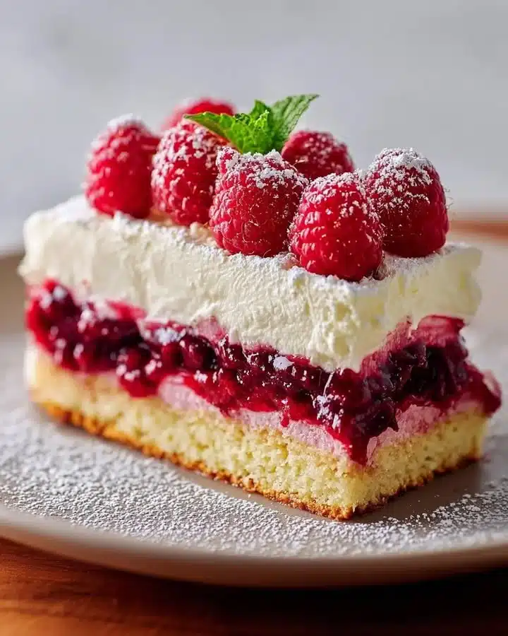 Mascarpone & Raspberry Gourmet Log