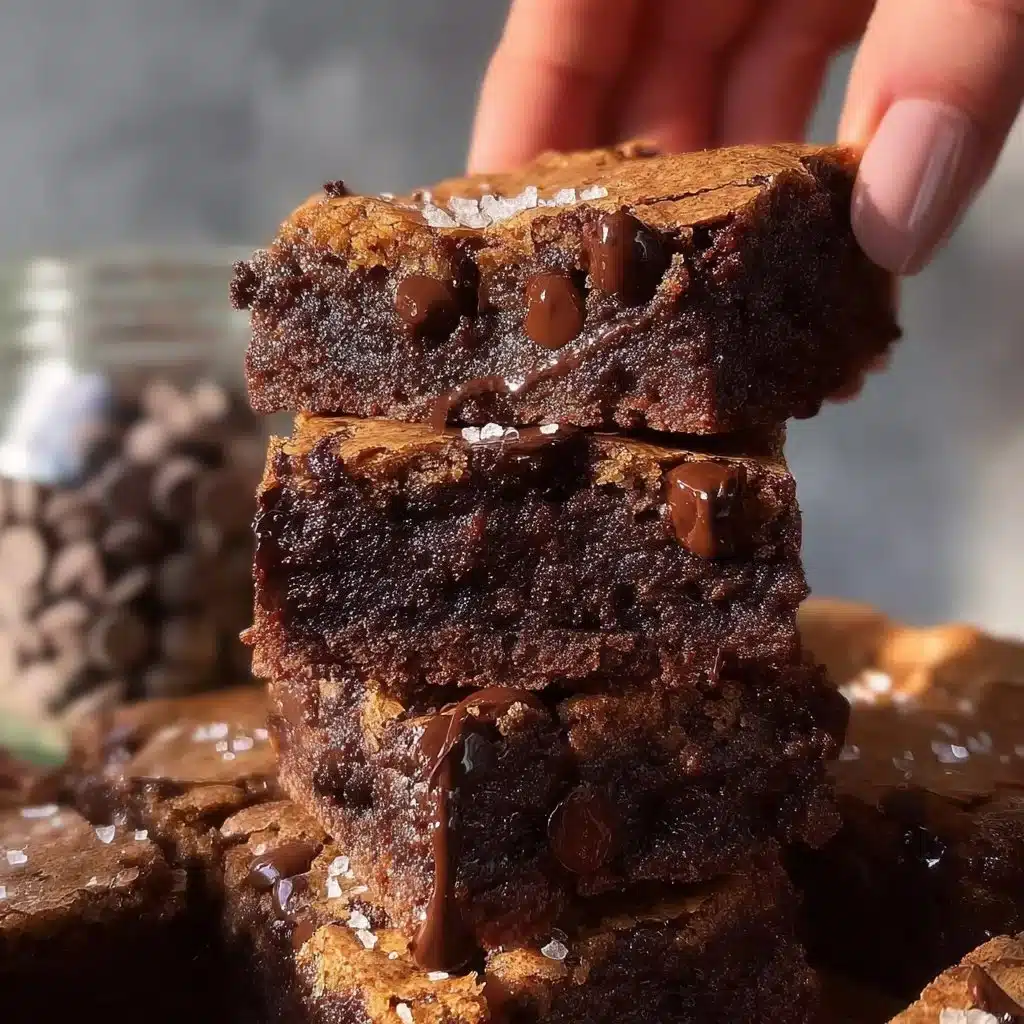 Delicious brown butter brookies combining rich cookies and brownies.