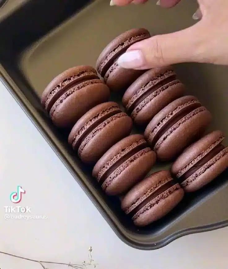 chocolate macarons 🍫