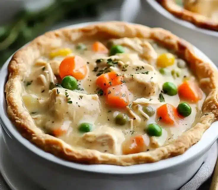 Comforting Slow Cooker Chicken Pot Pie