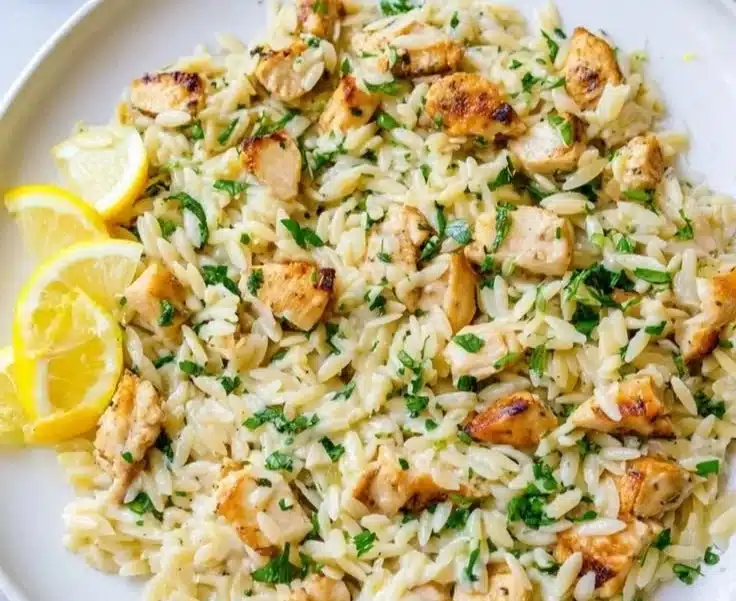 Creamy Lemon Chicken Orzo