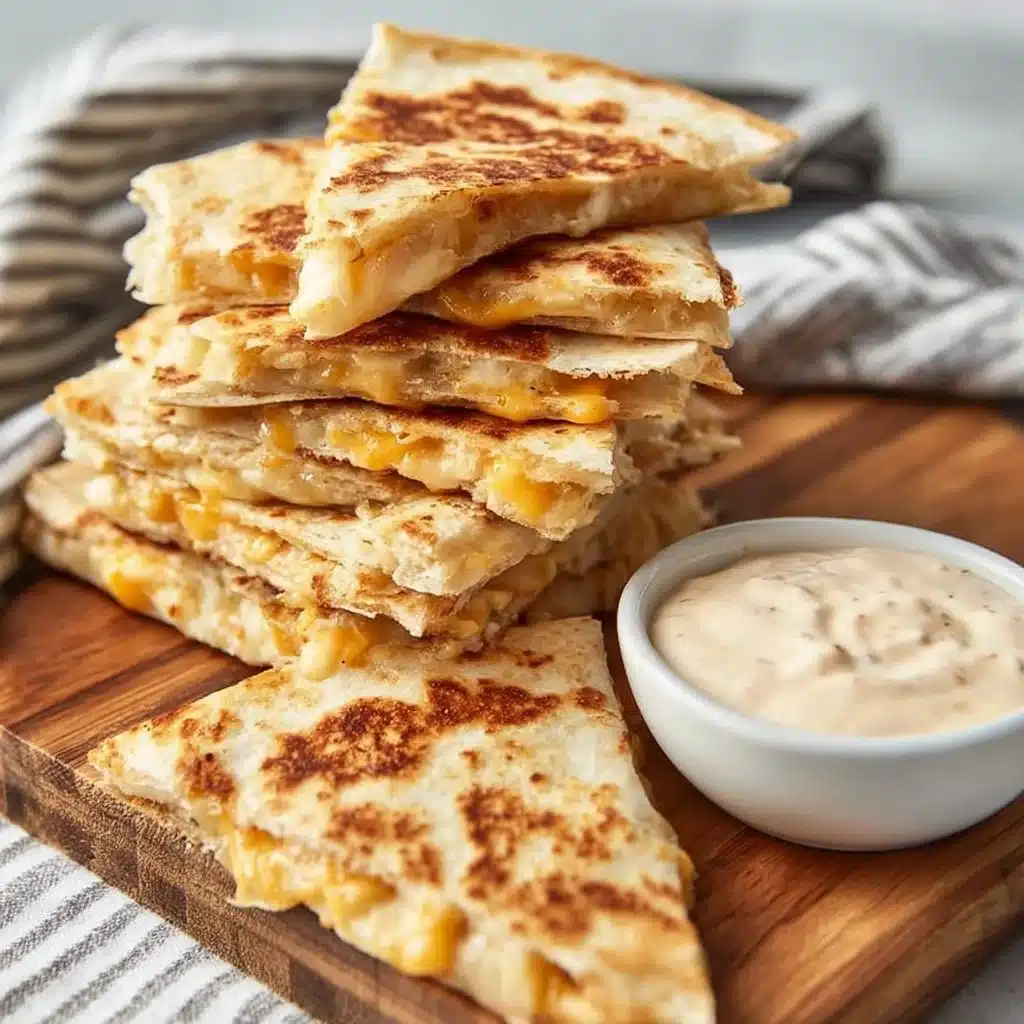 Easy chicken quesadillas with melted cheese and grilled chicken on a plate