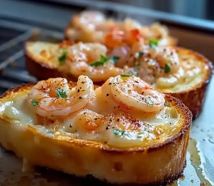 Flavor-Packed Seafood Garlic Toast
