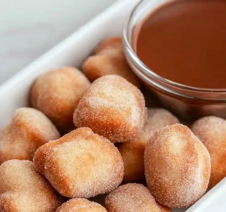 Fluffy Air Fryer Churro Bites