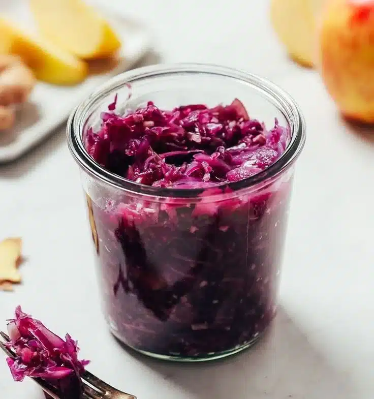 Ginger Apple Sauerkraut