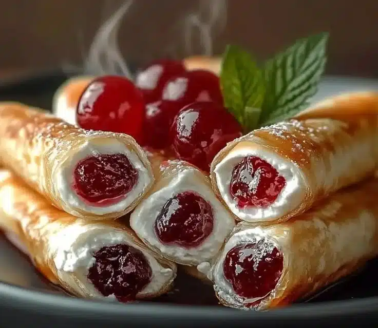 Irresistibly Sweet Cherry Pie Filling Wraps