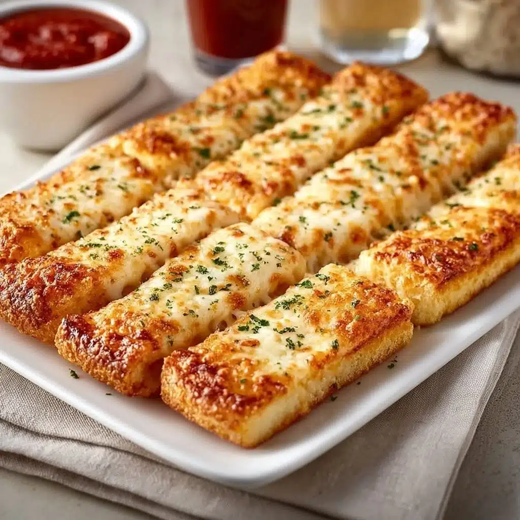 Delicious Pizza Hut cheese sticks served with marinara sauce