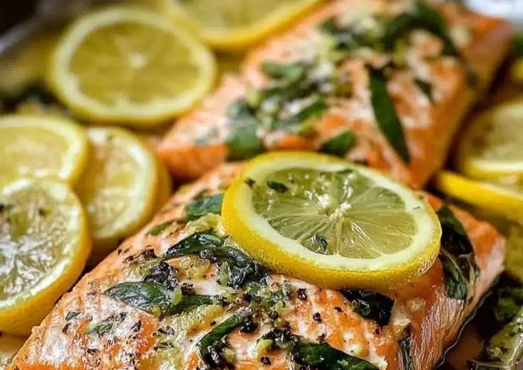 Quick Lemon Basil Salmon