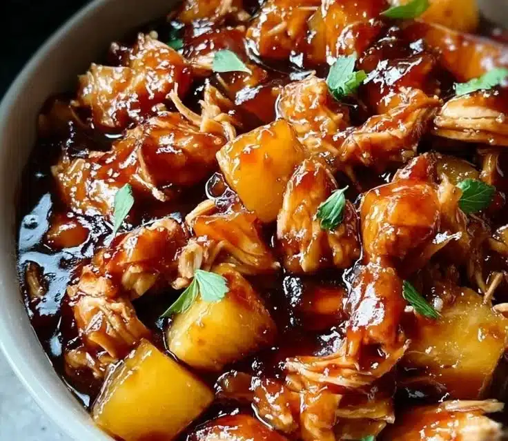 Sweet Hawaiian Crockpot Chicken