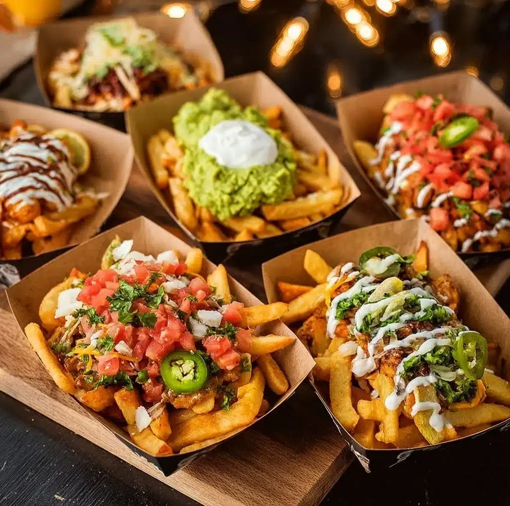 Delicious French fries at Frittenwerk Hamburg showcasing gourmet food photography