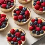 High protein pancake bowls served in a colorful meal prep container