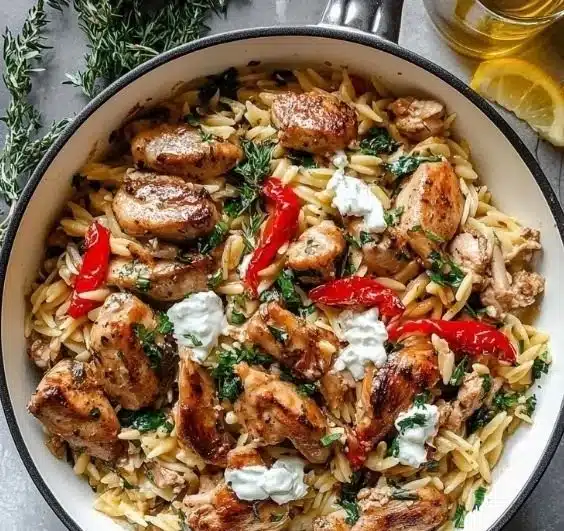 Lemon-Feta Chicken and Orzo: An Amazing Ultimate Recipe