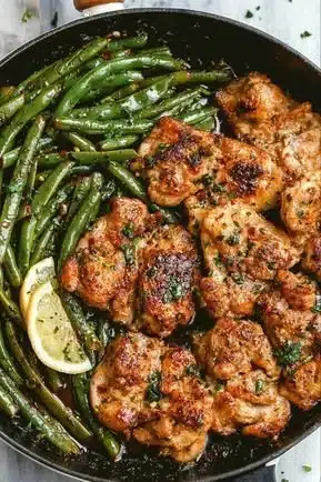 Lemon Garlic Butter Chicken Thighs
