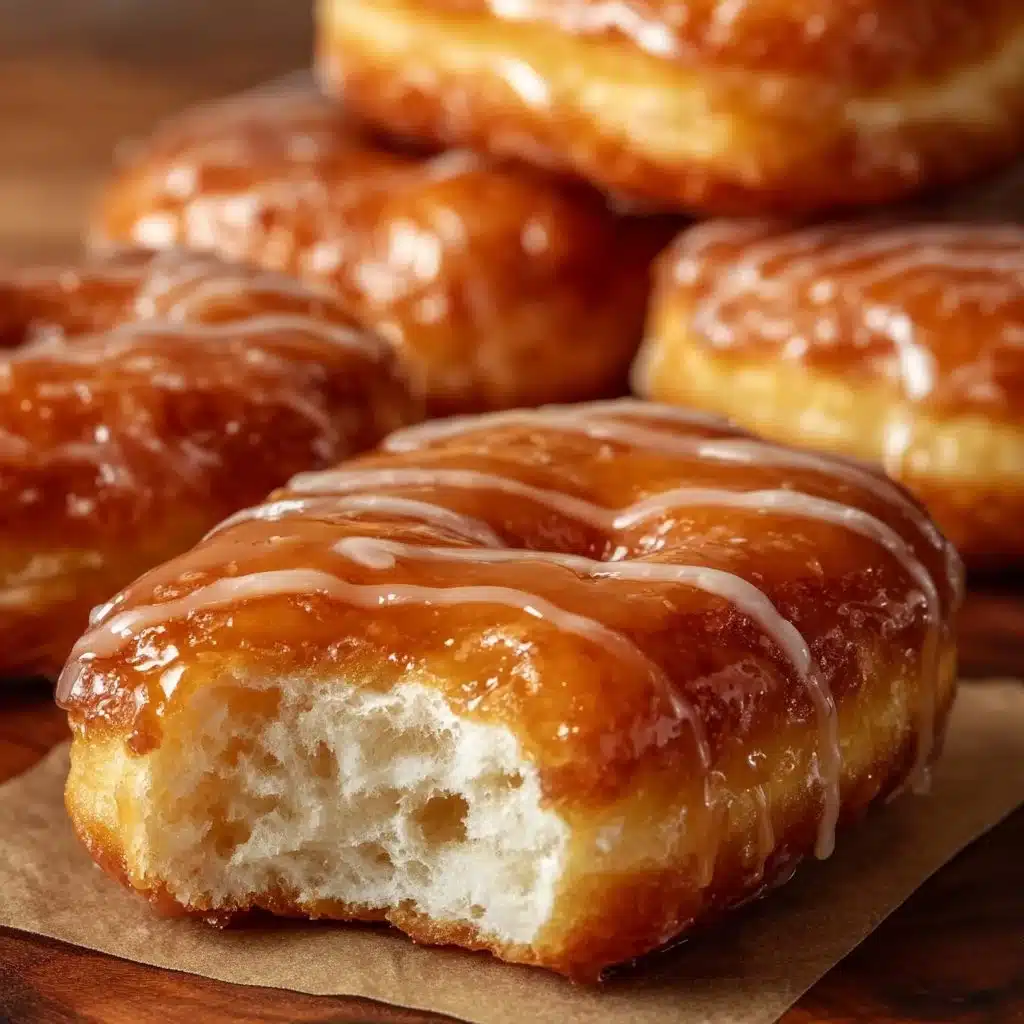 Freshly baked maple donut bars drizzled with maple icing.