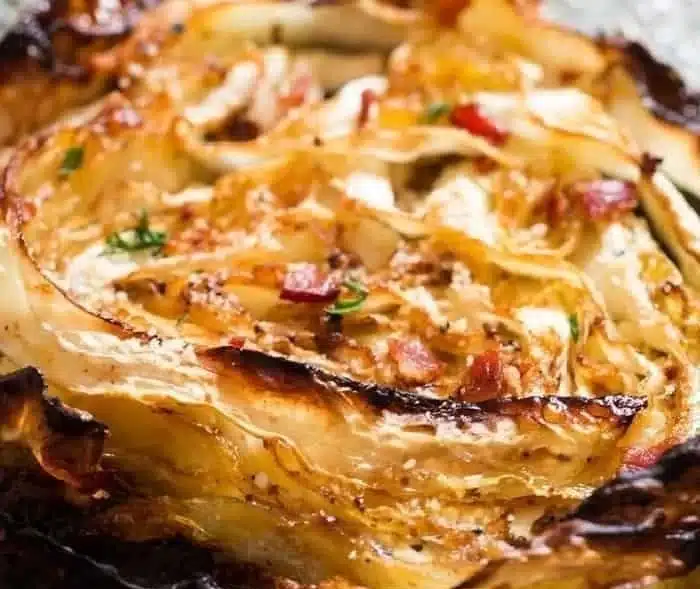 Oven-Roasted Cabbage Slices