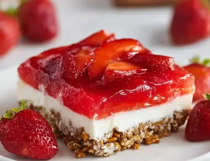Strawberry Pretzel Salad