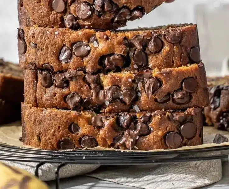 Super Moist Chocolate Chip Banana Bread