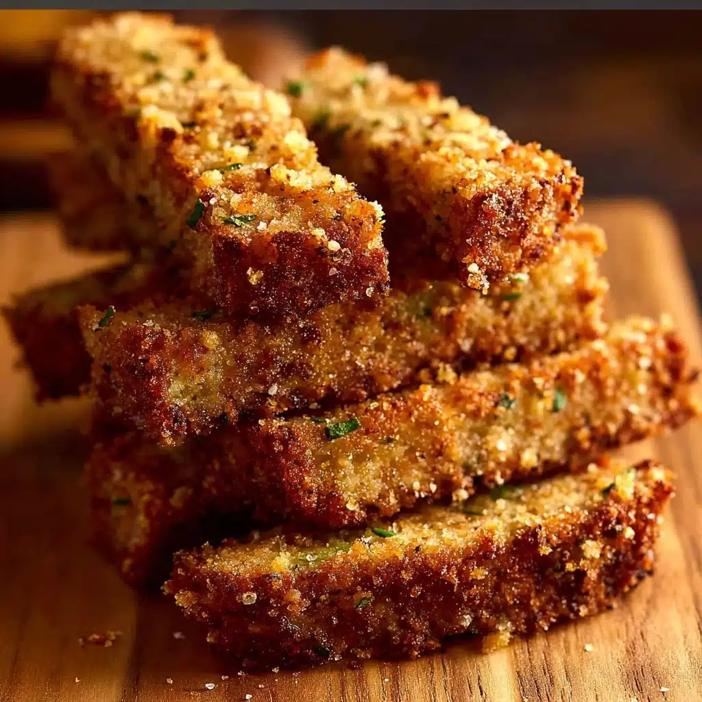 Freshly baked zucchini bread served on a wooden cutting board