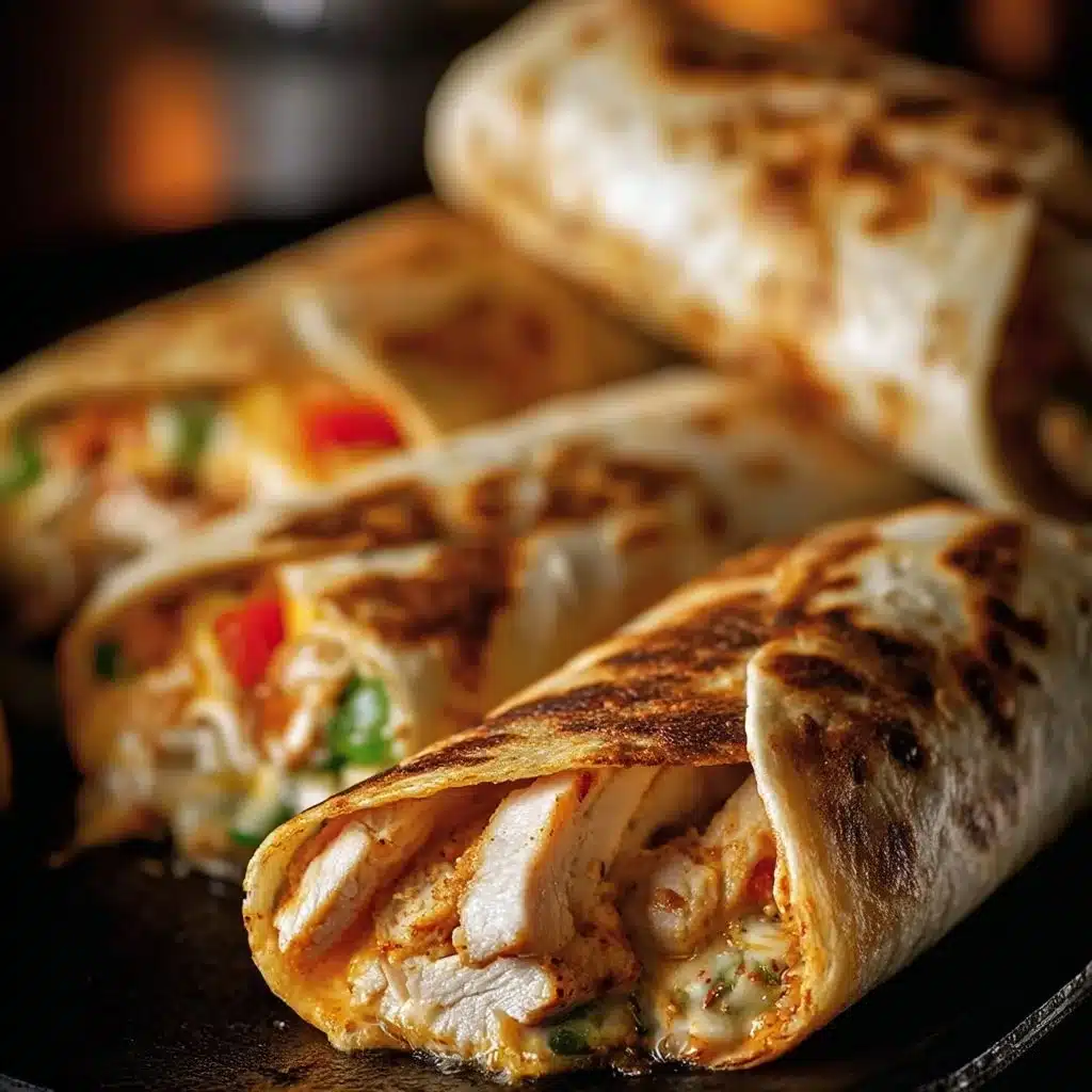 Chipotle Ranch Grilled Chicken Burrito with fresh ingredients and zesty flavors