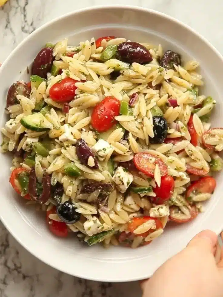 Greek Orzo Salad