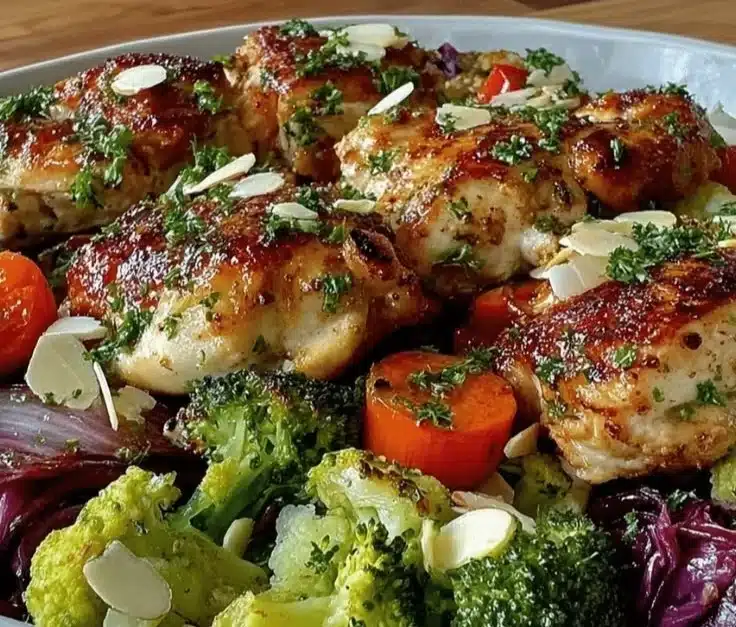 Healthy Diabetic-Friendly Chicken Veggie Bowl