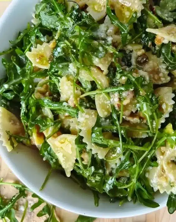 Lemon Arugula Pasta Salad