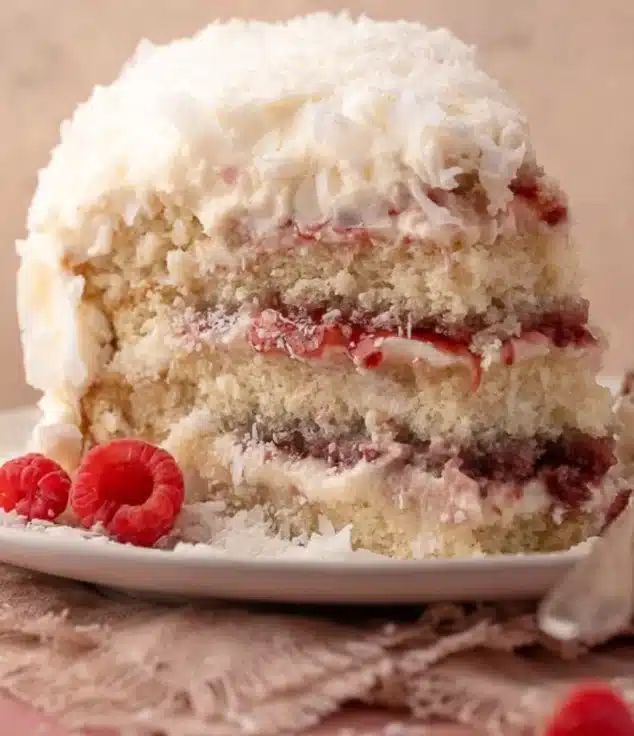 Raspberry Layer Cake