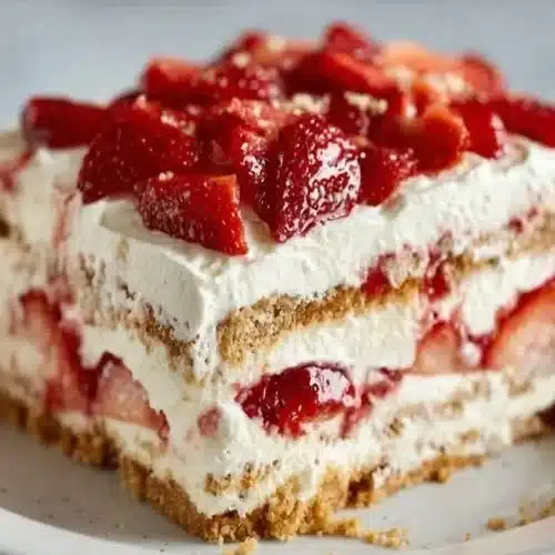 Strawberry Cream Cheese Icebox Cake